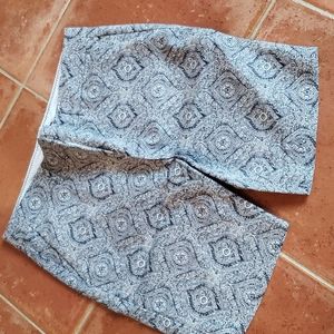 Will Smith long shorts in beautiful blue & white paisley